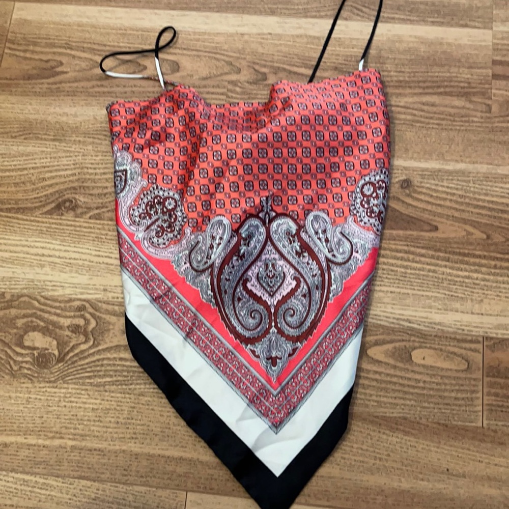 SILK BANDANA TOP